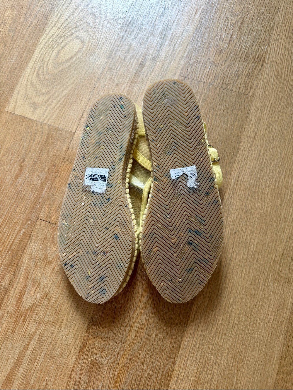 SeaVees Yellow Mary Jane Espadrille Flats - Picture 5 of 5